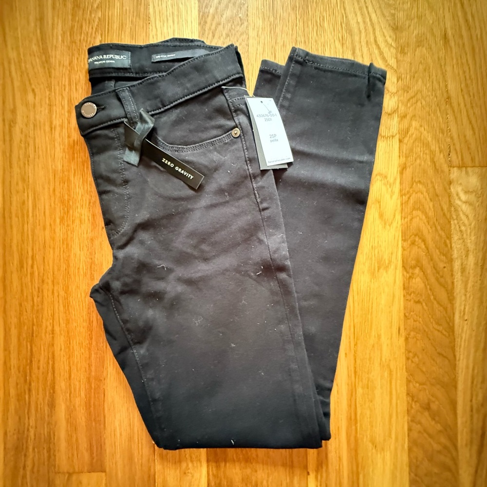 Banana Republic Women's Dark Gray Skinny Jeans